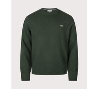 Lacoste Lacoste Knitted Crew Jumper, Green, Size L, Men Green