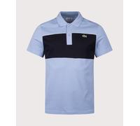 Lacoste Mens Colour Block Piqué Polo Shirt - Colour: 3PT Aphylla/Blackbird - Size: 6/XL