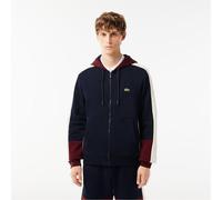 Lacoste Mens Colour Block Sweatshirt Long Sleeve Zip Hoodie Hooded Top