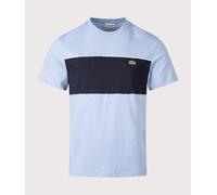 Lacoste Mens Colour Block T-Shirt - Colour: 3PT Aphylla/Blackbird - Size: 4/M 4/M