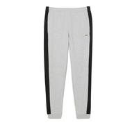 Lacoste Mens Colour Block Tapered Jogging Bottoms - Grey - S - Grey - 100% Cotton