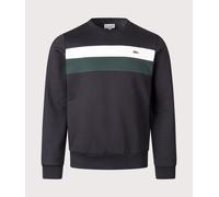 Colour Block Sweatshirt Black/White/Green M