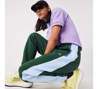 Lacoste Mens Contrast Bands Trackpants in Green Cotton - Size X-Small