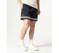 Lacoste Mid Length Contrast Stripe Swim Trunks - Navy