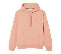 Lacoste Mens Cotton Fleece Hoodie in Orange - Size Small