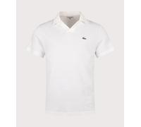 Lacoste Mens Cotton-Linen Polo Shirt - Colour: 70V Flour - Size: 6/XL