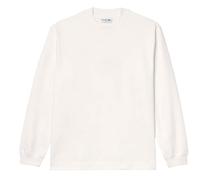Lacoste Mens Cotton Loose Long-Sleeved T-Shirt - Cream - XXL - Cream