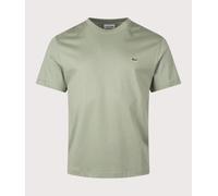 Lacoste Mens Logo T-shirt Short Sleeve Regular Fit Crew Neck Lightweight Cotton