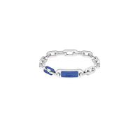 Lacoste Men's CREW Collection Chain Bracelet in Stainless Steel with an Engraved Plaque - 2040368