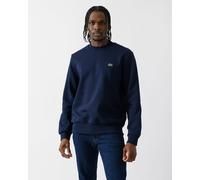 Lacoste Mens Crew Neck Fleece Sweatshirt - Navy Blue 166 - Navy Blue 166 - M