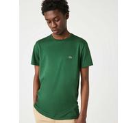 Lacoste Mens Crew Neck Pima Cotton Jersey T-Shirt - Green 132 - Green 132 - M