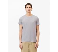Lacoste Mens Crew Neck Pima Cotton Jersey T-Shirt - Silver Chine CCA