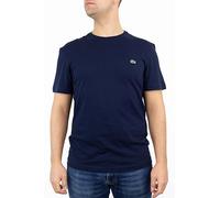 Lacoste Men's Crew Neck Short Sleeve T-Shirt, Navy Blue, Large (Manufacturer Size:5)