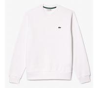 Lacoste Mens Crew Neck Sweatshirt White Cotton - Size Small