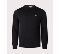 Lacoste Mens Organic Cotton Crew Neck Sweater - Black 031