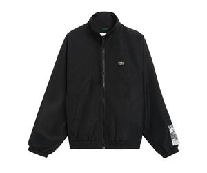 Lacoste Mens Cropped Track Jacket - Black - S - Black - 100% Mixed