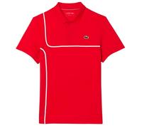 Lacoste Mens Daniil Medvedev Regular Tennis Polo Shirt - Red - XL - Red