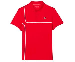 Lacoste Mens Daniil Medvedev Regular Tennis Polo Shirt (XL) (Red)