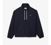 Lacoste Mens Detachable Hood Sportsuit Jacket in Navy - Size Small