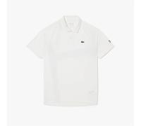 Lacoste Mens Djokovic On Court Polo Shirt in White - Size Large