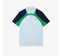 Lacoste Mens Dry Colour Block Tennis Polo Shirt in Blue - Size 2XL