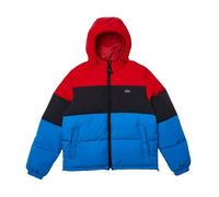 Lacoste Mens Duck Feather Water Repellent Puffer Jacket - Red - M - Red
