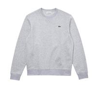 Lacoste Mens Embroidered Logo Fleece Crew Neck Sweatshirt - Light Grey - XS - Light Grey - 100% Mixed