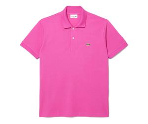 Lacoste Mens Fit L.12.12 Original Polo Shirt in Pink - Size X-Small