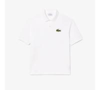 Lacoste Mens Fit L.12.12 Piqu¿ Badge Polo Shirt in White - Size Medium