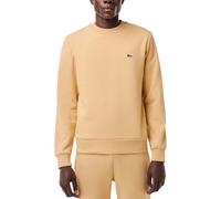 Lacoste Mens Brushed Fleece Sweatshirt in Natural Cotton - Size Small