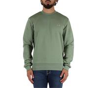 Lacoste Men's Fleece Crew Neck Sweatshirt, Thym, M