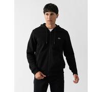 Lacoste Mens Fleece Full-Zip Hoodie - Black 031 - Black 031 - L