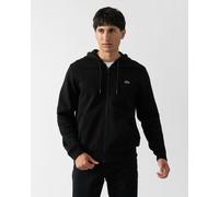 Lacoste Mens Fleece Full-Zip Hoodie - Black 031 - Black 031 - XXS