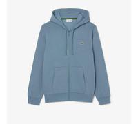 Lacoste Mens Fleece Full Zip Hoodie - Blue - Blue - M - 100% Mixed