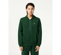 Lacoste Mens Fleece Full-Zip Hoodie - Green 132 - Green 132 - L