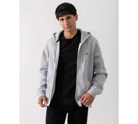 Lacoste Mens Fleece Full-Zip Hoodie - Silver Chine CCA