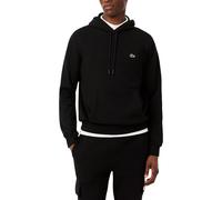 Lacoste Mens Fleece Hoodie Organic Cotton Pullover Classic Fit Sportswear Hooded