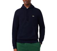Lacoste Mens Fleece Hoodie Organic Cotton Pullover Classic Fit Sportswear Hooded