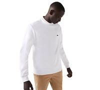 Lacoste Mens Fleece Sweatshirt White XXL