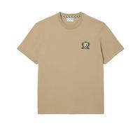 Lacoste Mens French Made Embroidered T-Shirt - Beige - M - Beige