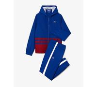 Lacoste Mens Full Tracksuit Set Joggers Hoodie Blue Red Size M XL WH7566