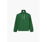 Lacoste Mens Green Logo-embroidered Regular-fit Recycled-polyester Jacket 48