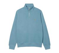 Lacoste Mens Interlock Quarter Zip Sweatshirt - Blue - XS - Blue - 100% Cotton