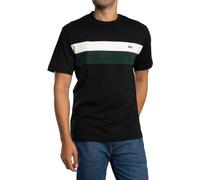Jersey Colour Block T-Shirt Black/White/Green S