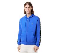 (XS, Blue) Lacoste Mens Jogger Zipped Hoodie