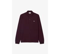 Lacoste Men's L1212 Long Sleeve Polo Shirt Oxalis in Burgundy | Size: Medium Lacoste Burgundy M