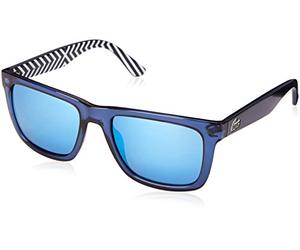 LACOSTE Men's L750S L750S 424 54 Rectangular Sunglasses 54, Bluette