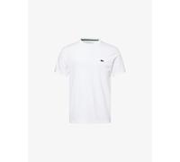Lacoste Mens Lacoste Graphic-Print Cotton T-Shirt White S
