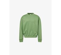 Lacoste Mens Lacoste Tennis Court Embroidered-Logo Cotton-Blend Sweatshirt Green XL