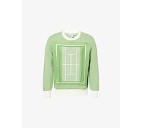 Lacoste Classic Fit Jacquard Knitted Jumper, Green, Size 2Xl, Men Green